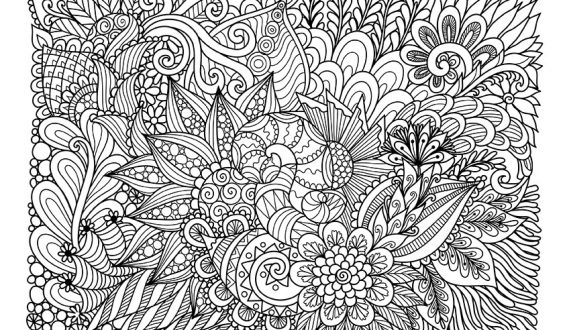 Free Adult Coloring Page – May